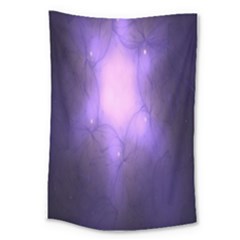 Violet Spark Large Tapestry