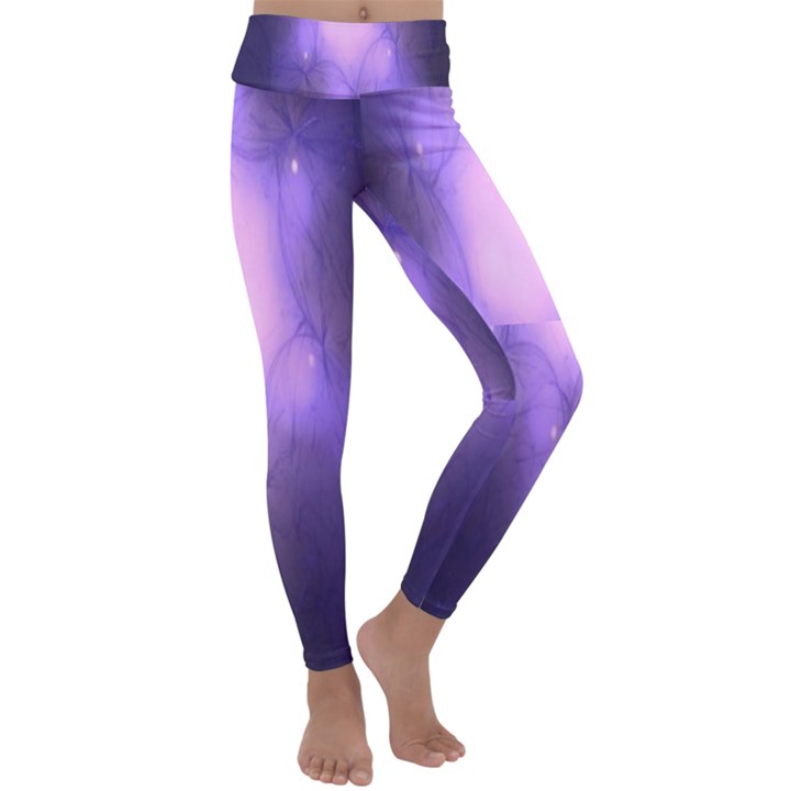 Violet Spark Kids  Lightweight Velour Classic Yoga Leggings