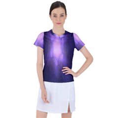 Violet Spark Women s Sports Top by Sparkle