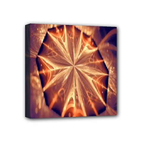 Sun Fractal Mini Canvas 4  X 4  (stretched) by Sparkle