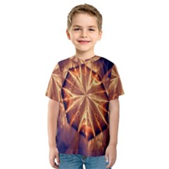 Sun Fractal Kids  Sport Mesh Tee