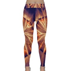 Sun Fractal Classic Yoga Leggings by Sparkle