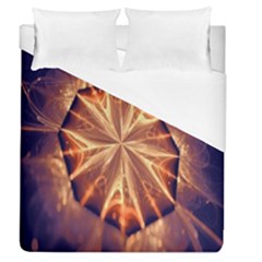 Sun Fractal Duvet Cover (queen Size) by Sparkle