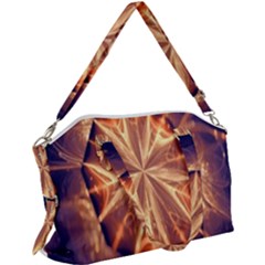 Sun Fractal Canvas Crossbody Bag by Sparkle