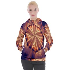 Sun Fractal Women s Hooded Pullover by Sparkle