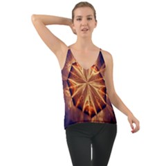 Sun Fractal Chiffon Cami by Sparkle