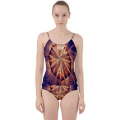 Sun Fractal Cut Out Top Tankini Set by Sparkle