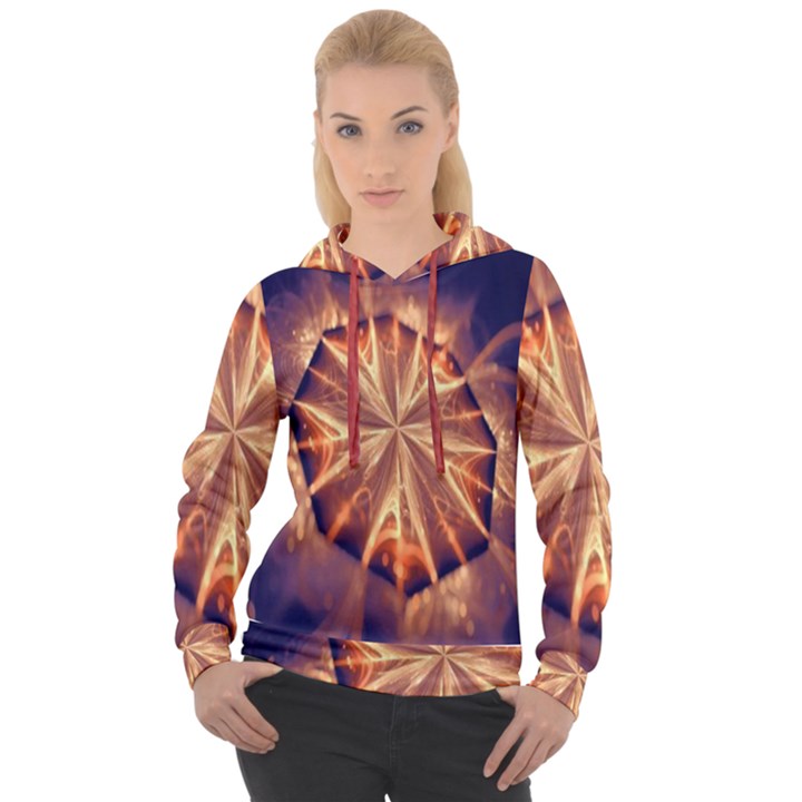 Sun Fractal Women s Overhead Hoodie