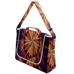 Sun Fractal Box Up Messenger Bag by Sparkle