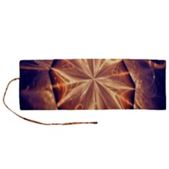 Sun Fractal Roll Up Canvas Pencil Holder (m) by Sparkle