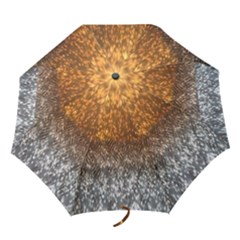 Glitter Gold Folding Umbrellas by Sparkle