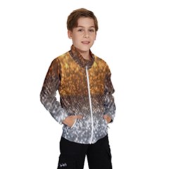 Glitter Gold Kids  Windbreaker by Sparkle