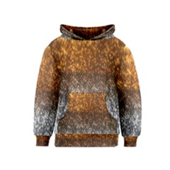 Glitter Gold Kids  Pullover Hoodie by Sparkle