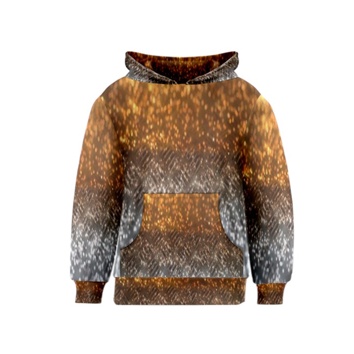 Glitter Gold Kids  Pullover Hoodie