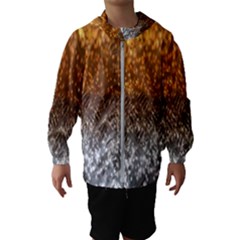 Glitter Gold Kids  Hooded Windbreaker by Sparkle