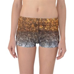 Glitter Gold Reversible Boyleg Bikini Bottoms by Sparkle