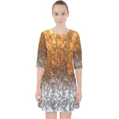 Glitter Gold Pocket Dress by Sparkle