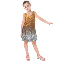 Glitter Gold Kids  Sleeveless Dress by Sparkle