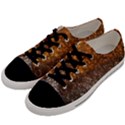 Glitter Gold Men s Low Top Canvas Sneakers View2