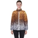 Glitter Gold Women s High Neck Windbreaker View1