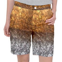 Glitter Gold Pocket Shorts by Sparkle