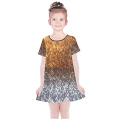 Glitter Gold Kids  Simple Cotton Dress