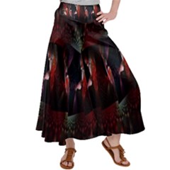 Twist Flower Satin Palazzo Pants by Sparkle