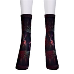 Twist Flower Men s Crew Socks by Sparkle