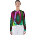 Rainbow Waves Women s Slouchy Sweat View1