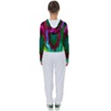 Rainbow Waves Women s Slouchy Sweat View2