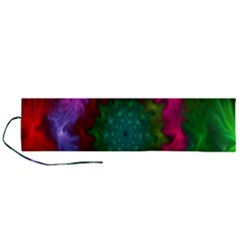 Rainbow Waves Roll Up Canvas Pencil Holder (l) by Sparkle