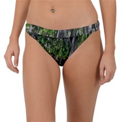 Green Glitter Squre Band Bikini Bottom