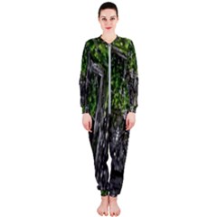 Green Glitter Squre Onepiece Jumpsuit (ladies) 