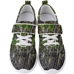 Green Glitter Squre Men s Velcro Strap Shoes