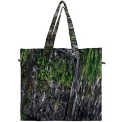 Green Glitter Squre Canvas Travel Bag by Sparkle