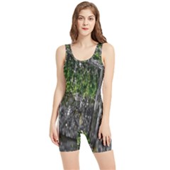 Green Glitter Squre Women s Wrestling Singlet by Sparkle