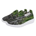 Green Glitter Squre Women s Slip On Sneakers View2