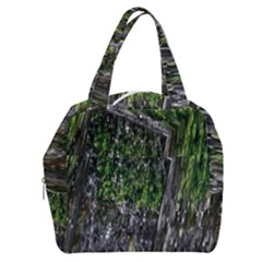 Green Glitter Squre Boxy Hand Bag by Sparkle