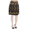 Gold Dog Cat Animal Jewel Pleated Skirt View1