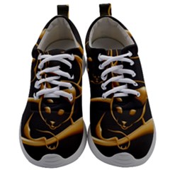 Gold Dog Cat Animal Jewel Mens Athletic Shoes by HermanTelo