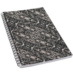 Modern Tribal Silver Ornate Pattern Print 5 5  X 8 5  Notebook by dflcprintsclothing