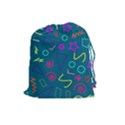 Memphis  Drawstring Pouch (Large) View1