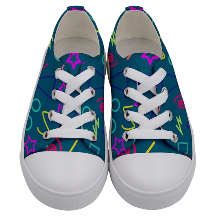 Memphis  Kids  Low Top Canvas Sneakers