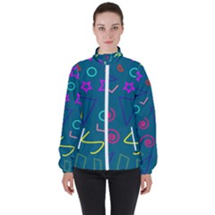 Memphis  Women s High Neck Windbreaker by Sobalvarro