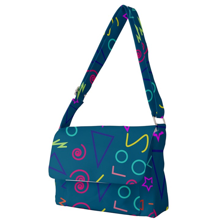 Memphis  Full Print Messenger Bag (S)