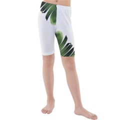 Banana Leaves Kids  Mid Length Swim Shorts by goljakoff