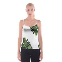 Banana Leaves Spaghetti Strap Top by goljakoff