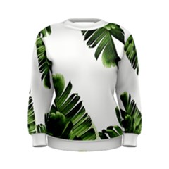 Banana Leaves Women s Sweatshirt by goljakoff