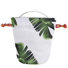 Banana Leaves Drawstring Bucket Bag by goljakoff