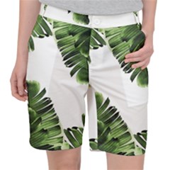 Banana Leaves Pocket Shorts by goljakoff